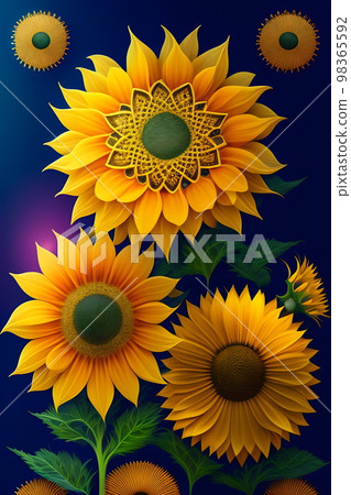 art design sunflower art design sunflower 98365592