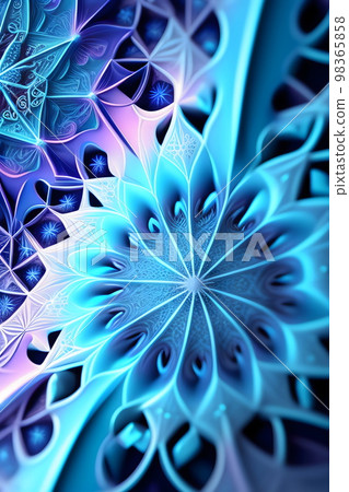 藝術設計雪花分形藝術 98365858