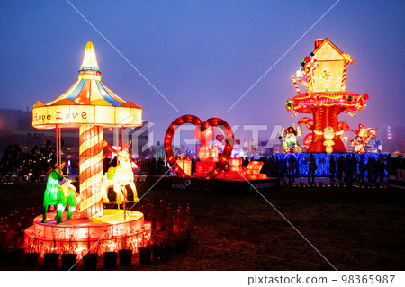 Taiwan Lantern Festival Spring Festival held in Taoyuan City 98365987