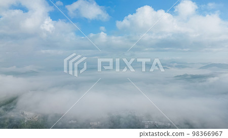 the beautiful forest mountain landscape at sai kung 14 Jan 2022 98366967