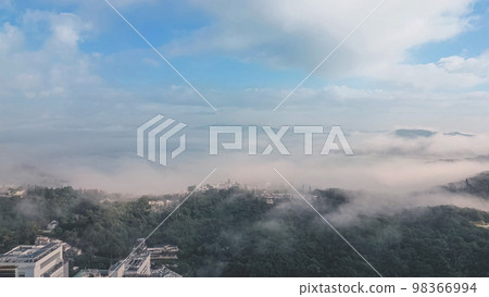 the beautiful forest mountain landscape at sai kung 14 Jan 2022 98366994