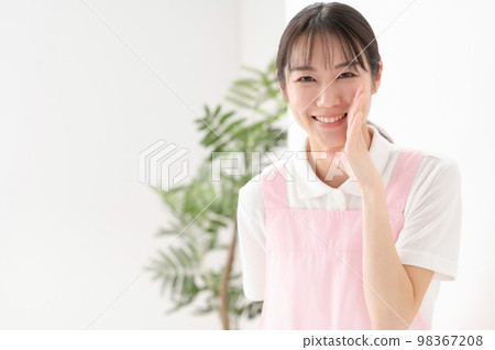 保姆、保育員、家政服務、圍裙 98367208