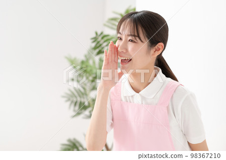 Caregiver, nursery teacher, housekeeping service, apron Caregiver, nursery teacher, housekeeping service, apron 98367210