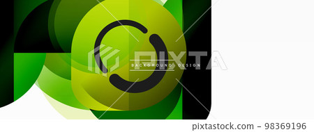 Geometrical minimal wallpaper. Geometric shapes. Vector illustration for wallpaper banner background or landing page Geometrical minimal wallpaper. Geometric shapes. Vector illustration for wallpaper banner background or landing page 98369196