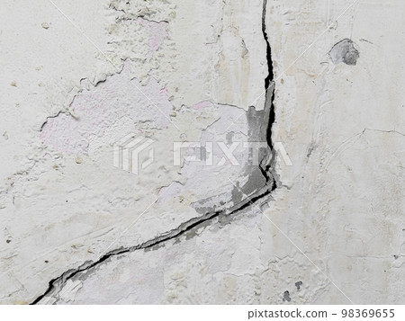 Walls or surfaces from cement cracked or damaged by earthquakes. Walls or surfaces from cement cracked or damaged by earthquakes. 98369655