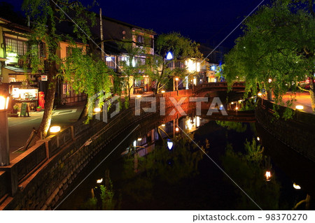 [兵庫縣]城崎溫泉夜景 98370270