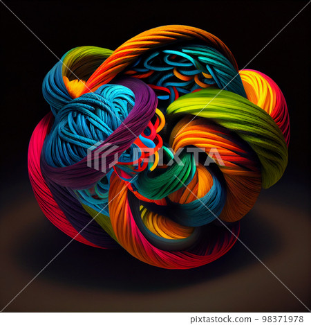 Fiber optics lights abstract background 98371978