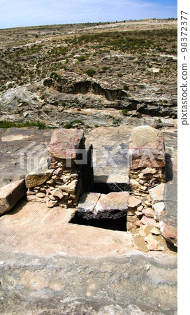 Ruined Egyptian tomb in Qohaito ancient city, Eritrea Ruined Egyptian tomb in Qohaito ancient city, Eritrea 98372377