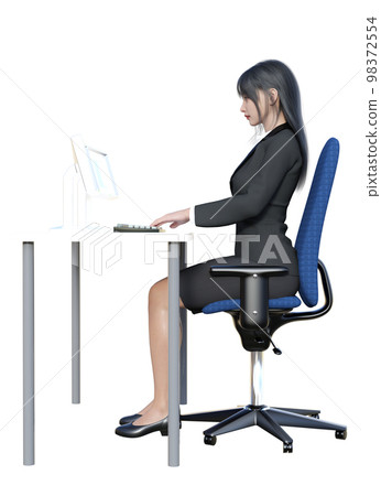 15,351 Person Sitting Behind Desk Images, Stock Photos, 3D objects