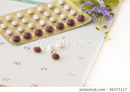 birth control pills of lifestyle woman protect with calendar birth control pills of lifestyle woman protect with calendar 98373117