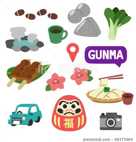 Gunma icon no line 98373964
