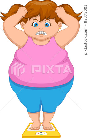 Fat girl weighing scale weight Fat girl weighing scale weight 98375003