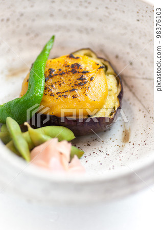 Kamo eggplant dengaku Kamo eggplant dengaku 98376103