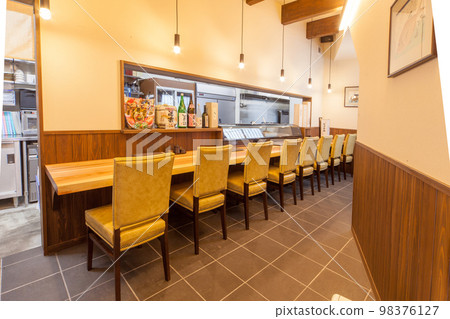 Restaurant counter seats 98376127