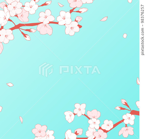 Frame material_Sakura 98376257