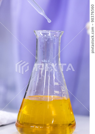 Biological Oxygen Demand (BOD) testing process in laboratory. 98376560