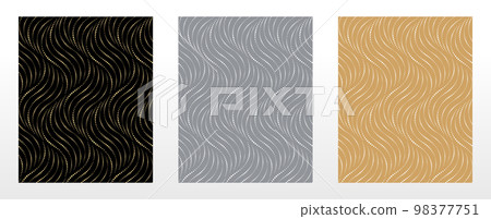 Set of abstract geometric patterns. Seamless vector backgrounds. Colored ornaments Graphic modern patterns Simple lattice graphic design 98377751