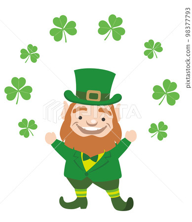 Saint patrick's day symbol character 98377793