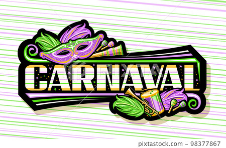 Vector banner for Carnaval Vector banner for Carnaval 98377867