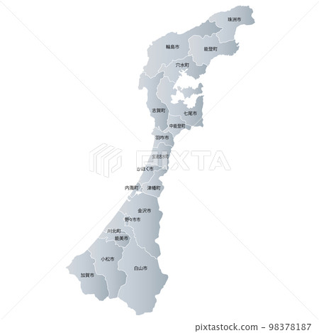 石川縣市鎮地圖 98378187