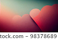 Abstract colorful wallpaper in concept of romantic love. Generative AI. 98378689