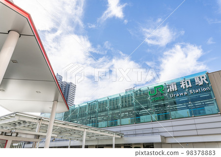 Saitama City, Saitama Prefecture, a metropolitan metropolitan area, JR Urawa Station (East Exit) in sunny weather Saitama City, Saitama Prefecture, a metropolitan metropolitan area, JR Urawa Station (East Exit) in sunny weather 98378883