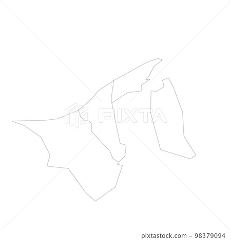 Brunei political map of administrative divisions 98379094