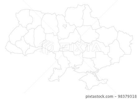 Ukraine political map of administrative divisions Ukraine political map of administrative divisions 98379318