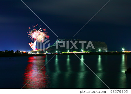 Ilchulbong, Fireworks, Firecrackers, Festivals, New Year, New Year's Eve, Events, 98379505