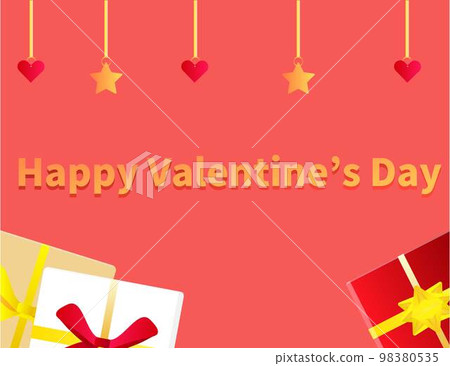 Valentine's day background with presents. chocolate gift. vector illustration Valentine's day background with presents. chocolate gift. vector illustration 98380535