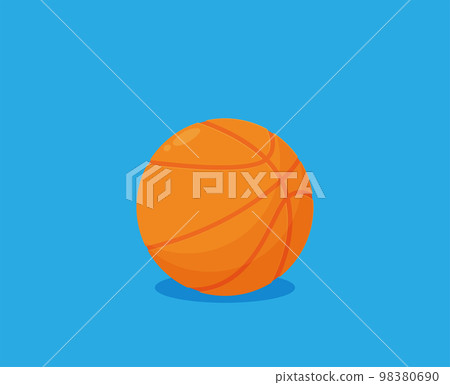 Basketball ball isolated.Vector illustration. 98380690