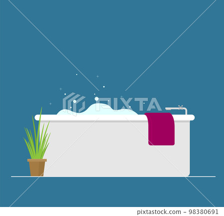 Bath flat vector for web and design 98380691