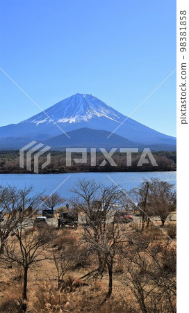 從立合浜（山梨縣富士河口湖町）看到的富士山 98381858