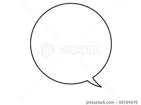 simple speech bubble 9-2 simple speech bubble 9-2 98384076