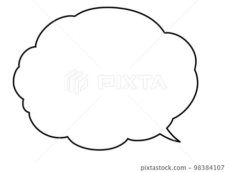 simple speech bubble 2-2 simple speech bubble 2-2 98384107