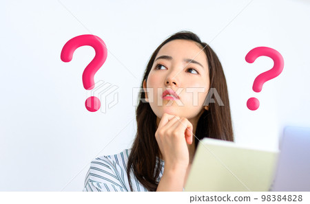 question, female, lady 98384828