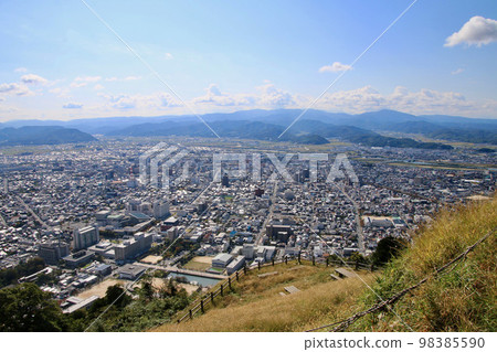 View from Honmaru Ruins South direction Tottori Castle Ruins (Tottori Prefecture Tottori City) 98385590