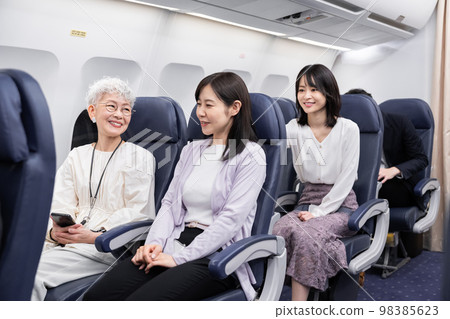 乘飛機旅行的乘客 98385623