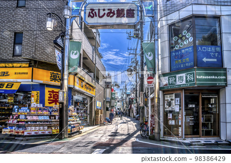 Urban scenery of Nerima Ward, Tokyo Fujimidai Station Urban scenery of Nerima Ward, Tokyo Fujimidai Station 98386429