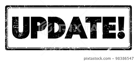 Update text stamp, technology concept background 98386547