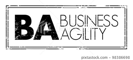 BA - Business Agility is a rapid, continuous, and systematic evolutionary adaptation and entrepreneurial innovation directed at gaining and maintaining competitive advantage, acronym concept 98386698