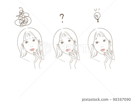 女人的擔憂與疑惑 98387090