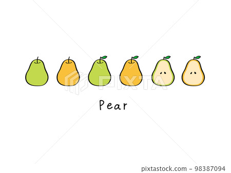 簡單的梨圖集 98387094