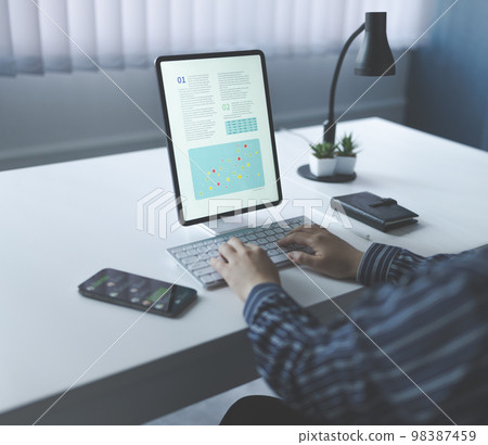 手 商業 商務 98387459