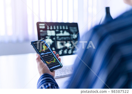 chart, stock, stock market 98387522