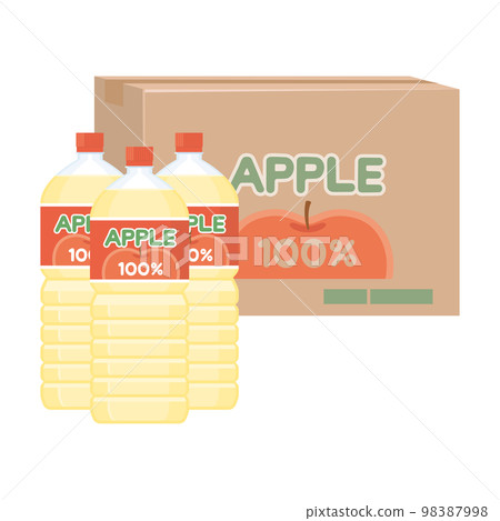PET bottle apple juice sold by the case 98387998