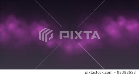 Pink smoke, colorful fog, realistic smog, haze, mist or cloudiness effect. Pink smoke, colorful fog, realistic smog, haze, mist or cloudiness effect. 98388658