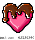 Chocolate heart 98389260