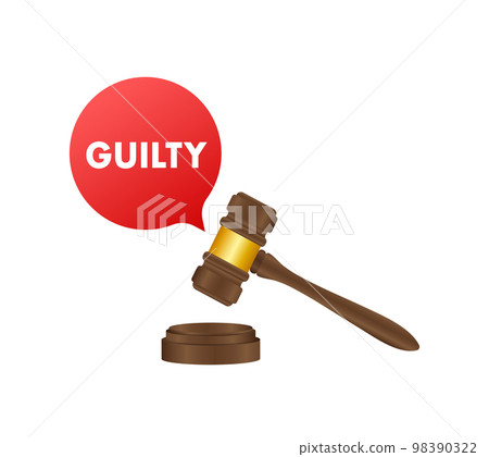 Grunge rubber stamp. Stamping Guilty. Vector stock illustration. Grunge rubber stamp. Stamping Guilty. Vector stock illustration. 98390322