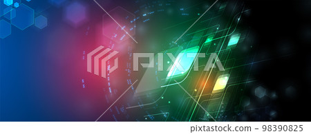 abstract futuristic fade computer technology business background 98390825